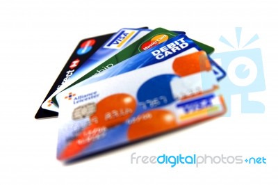 Credit Cards Stock Photo