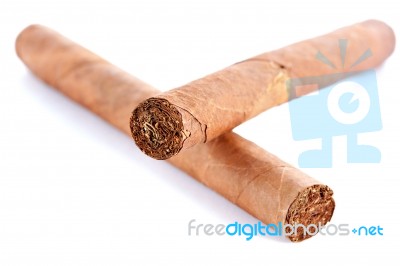 Cuban Cigars Stock Photo