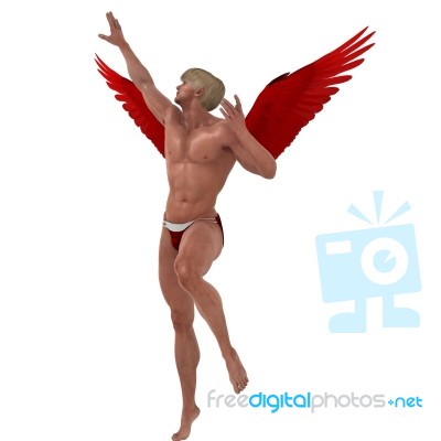 Cupid's Off Stock Image