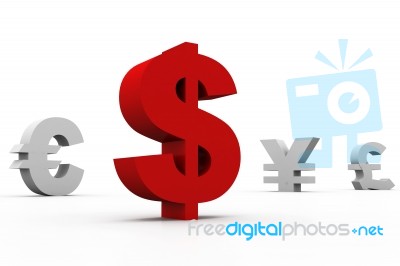 Currency Symbols Stock Image