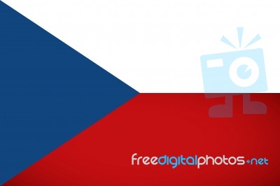 Czech Republic Flag Stock Image