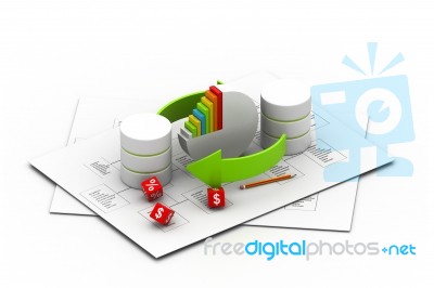 Databases Concept Stock Image