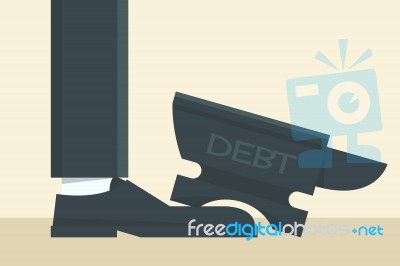 Debt Stock Image