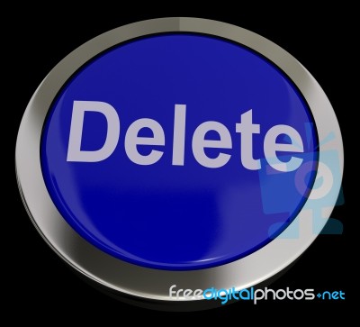 Delete Button Stock Image