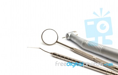 Dental Tools And Equipment Stock Photo