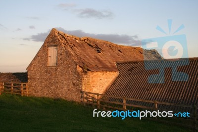Derelict Barn Stock Photo