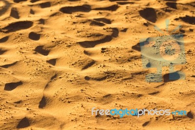 Desert Sand Pattern Texture Stock Photo
