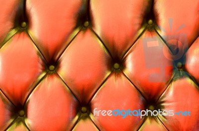 Detail Of Glamour Brown Sofa Texture Close-up Stock Photo