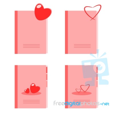 Diary Of Love Stock Image