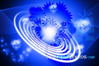 Digital Background Stock Image