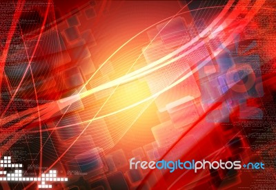 Digital Background Stock Image