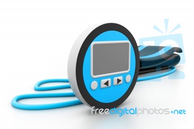 Digital Blood Pressure Meter Stock Image