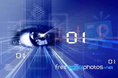 Digital Eye Stock Image
