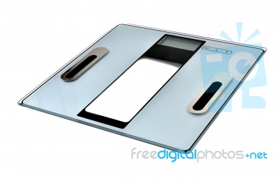 Digital Weight Scale Stock Photo