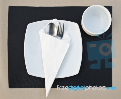 Dinner Place Setting Stock Photo