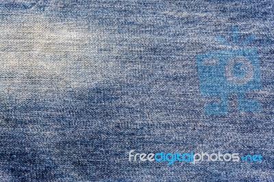 Dirty Blue Jeans  Texture Stock Photo
