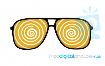 Dizzy Glasses Stock Photo