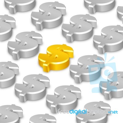 Dollar Symbol Stock Image