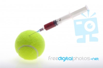 Drugs In Tennis Stock Photo