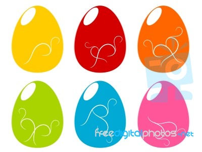 Easter Egg Illustration Stock Image