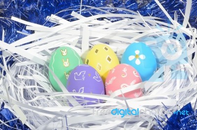 Easter Eggs Stock Photo