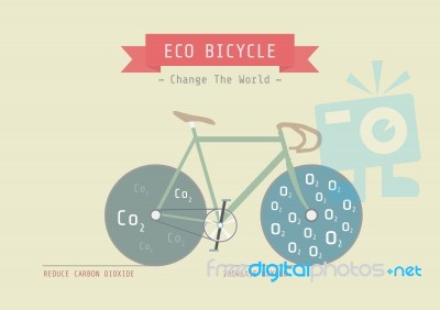 Eco Bike Stock Image