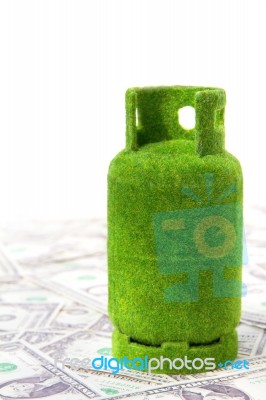 Eco Gas Tank Save Energy Concept Stock Photo