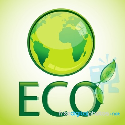 Eco Globe Stock Image
