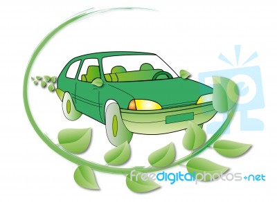 Ecology Car Stock Image