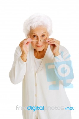 Elderly Woman Stock Photo