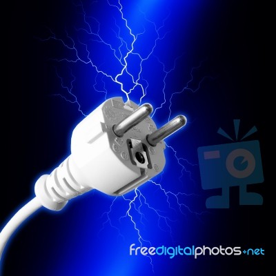 Electric Connection Stock Image