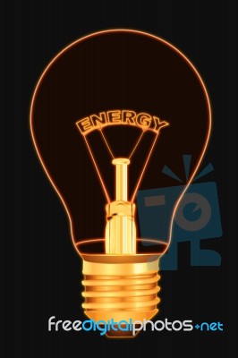 Electric Energy Light Stock Image