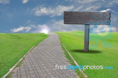 Empty Billboard Stock Image