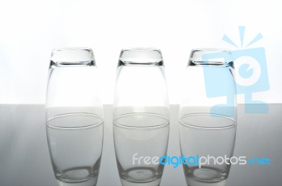Empty Glass Stock Photo