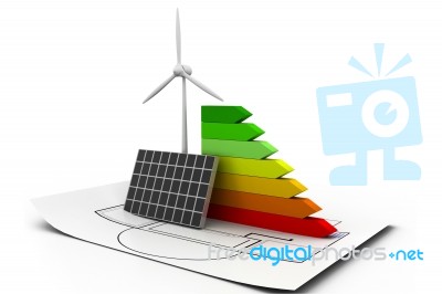 Energy Efficiency Concept Stock Image