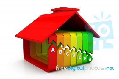 Energy Efficiency House Stock Image