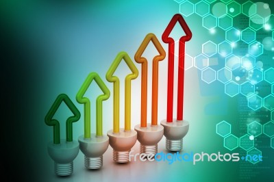 Energy Saving Fluorescent Stock Image