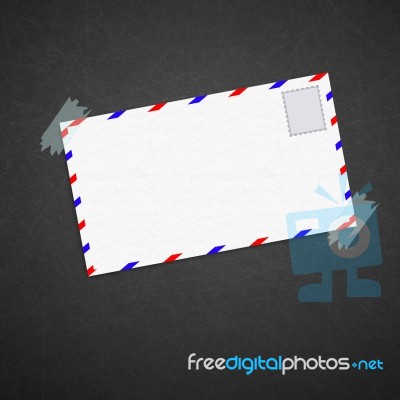 Envelope And Stamp Stock Image