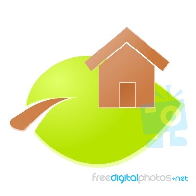 Environment Home Icon Stock Image