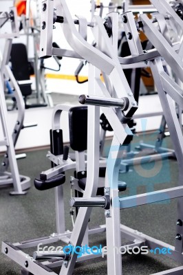 Equipments Of Gym Stock Photo