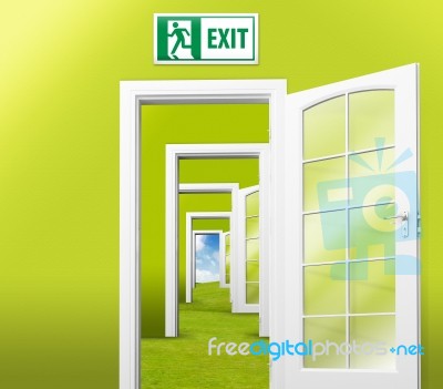 Exit Doorway To Heaven Stock Image