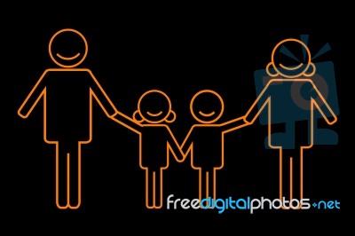 Family Icon Stock Image