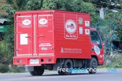 Fast Delivery Truck Stock Photo