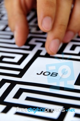 Find A Job Concept Stock Photo
