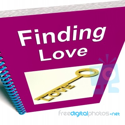 Finding Love Book Stock Image