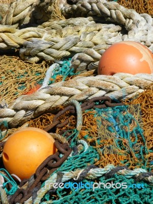Fishing Nets Stock Photo