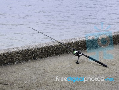 Fishing Rod Stock Photo