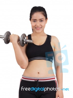 Fitness Woman Stock Photo