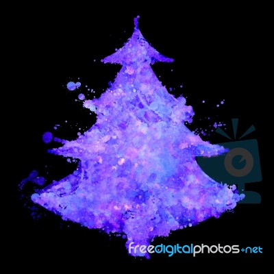 fluorescent christmas tree stock image royalty free fluorescent christmas tree stock image royalty free