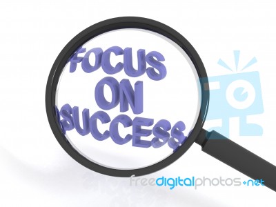 Focus On Success Stock Image